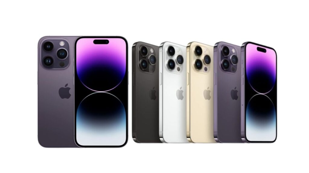 Apple iPhone 14 Pro, 128GB, Deep Purple - Unlocked (Renewed)