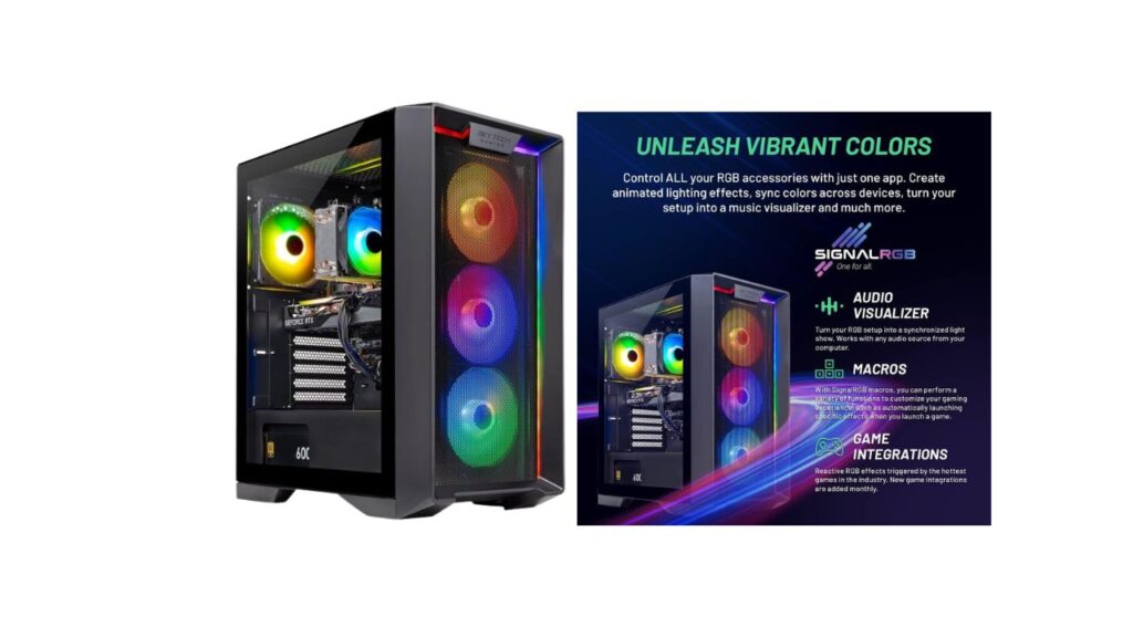 Skytech Gaming Nebula Gaming PC Desktop – AMD Ryzen 5 5600X 3.7 GHz,