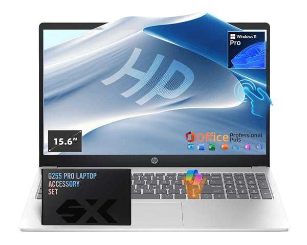 HP 15.6" Touchscreen Laptop for Business and Students